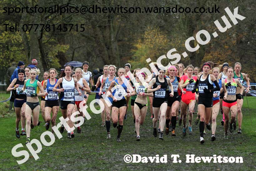 Senior women, British Athletics Liverpool Cross Challenge, Sefton Park, Liverpool. Photo: David T. Hewitson/Sports for All Pics